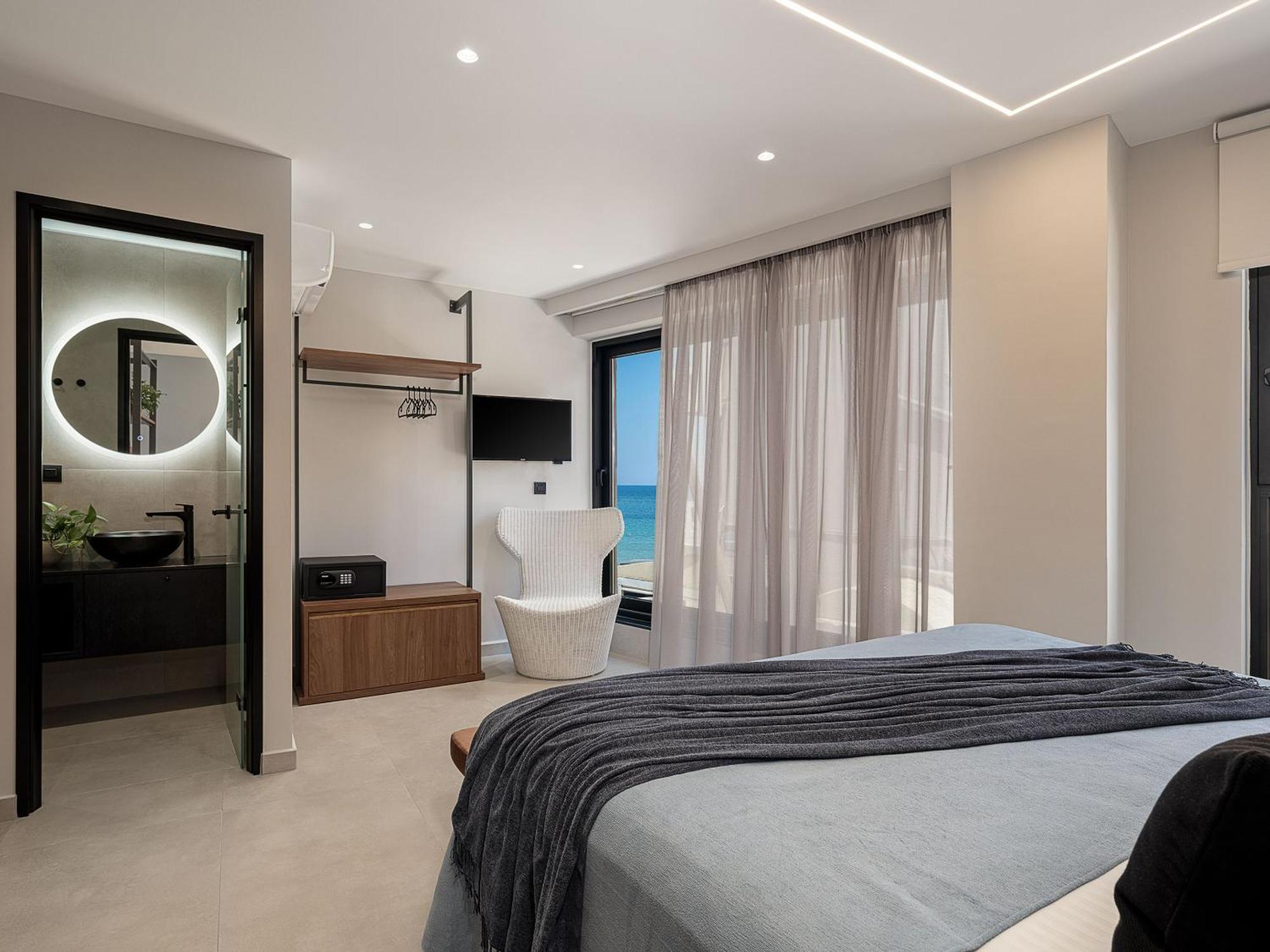 Theta Boutique Hotel Hriszí Aktí Haniá Kültér fotó