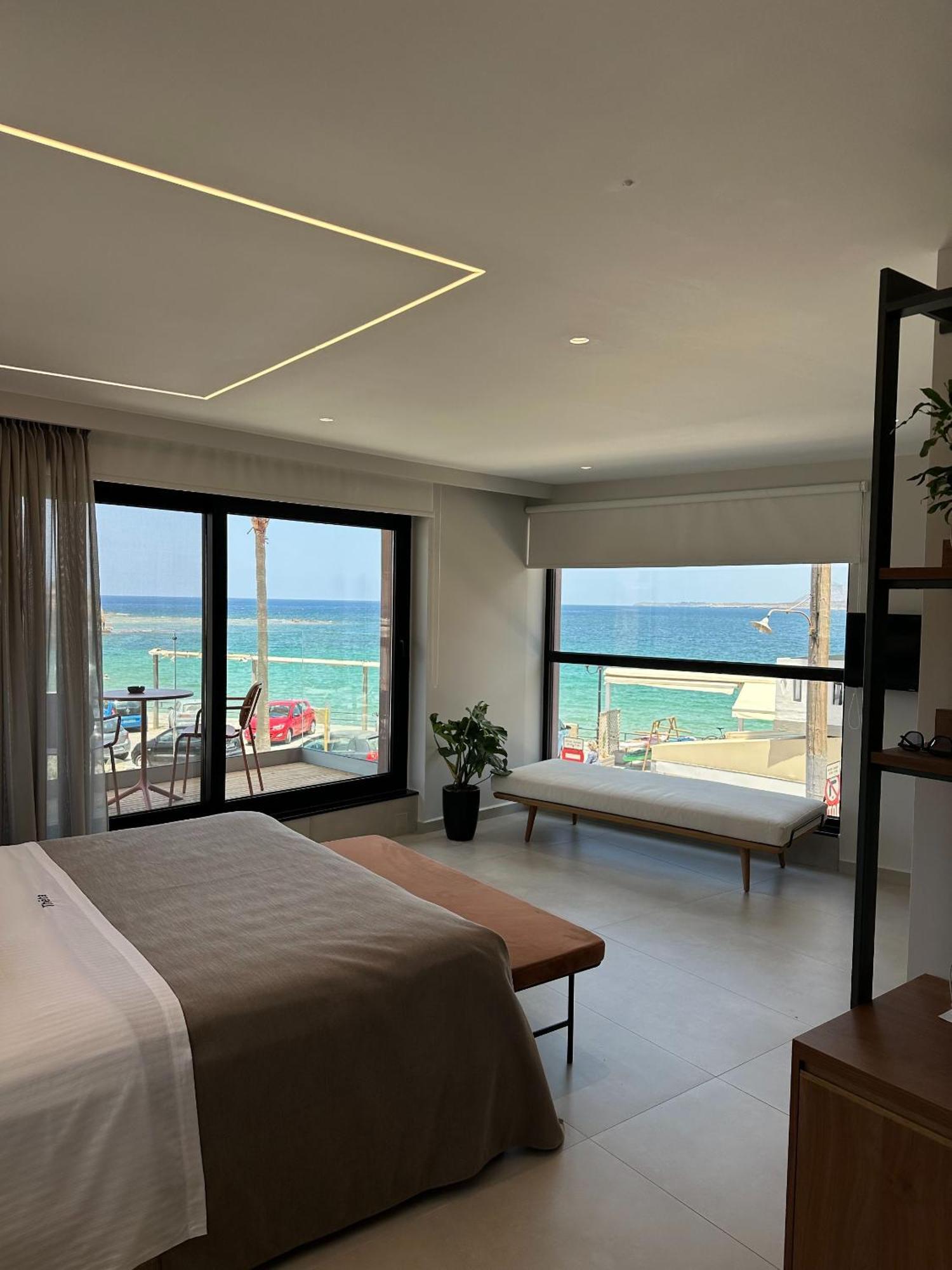 Theta Boutique Hotel Hriszí Aktí Haniá Kültér fotó